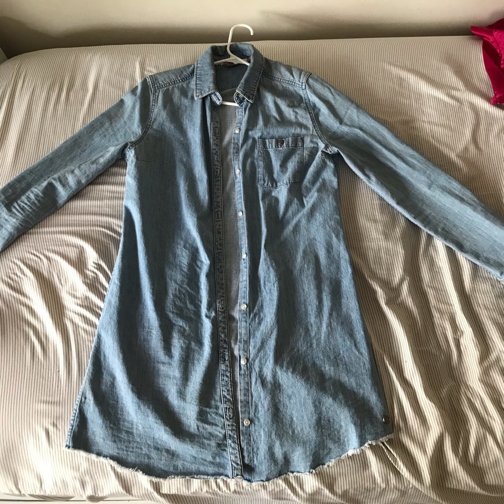 Cute and Vintage Oversized Denim Top/Jacket